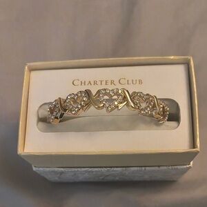 Charter Club Gold-Tone Heart Bracelet